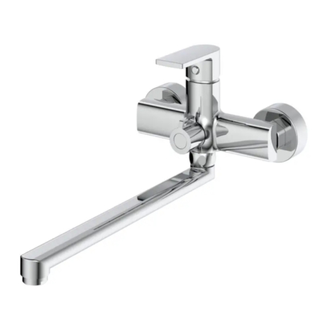 TROYA Змішувач на ВАННУ дл.н плоский гусак шар BAFFIN 07