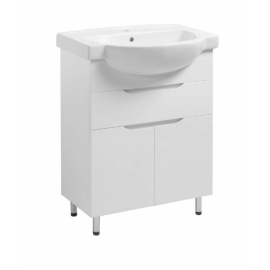 Тумба № 65 Вісла Т-4 з раковиною "ФРЕЯ" вирізні ручки